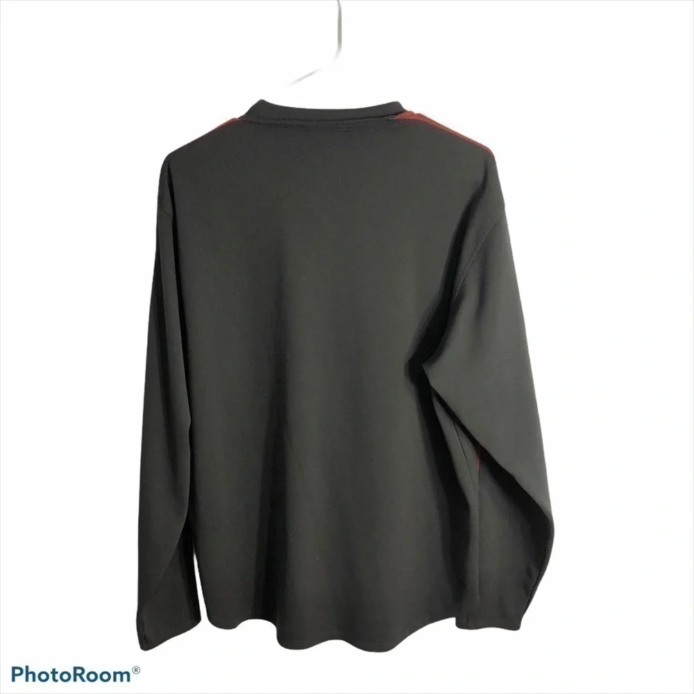Nike Pullover Men’s Gray 1/2 Zip Red Shirt Top